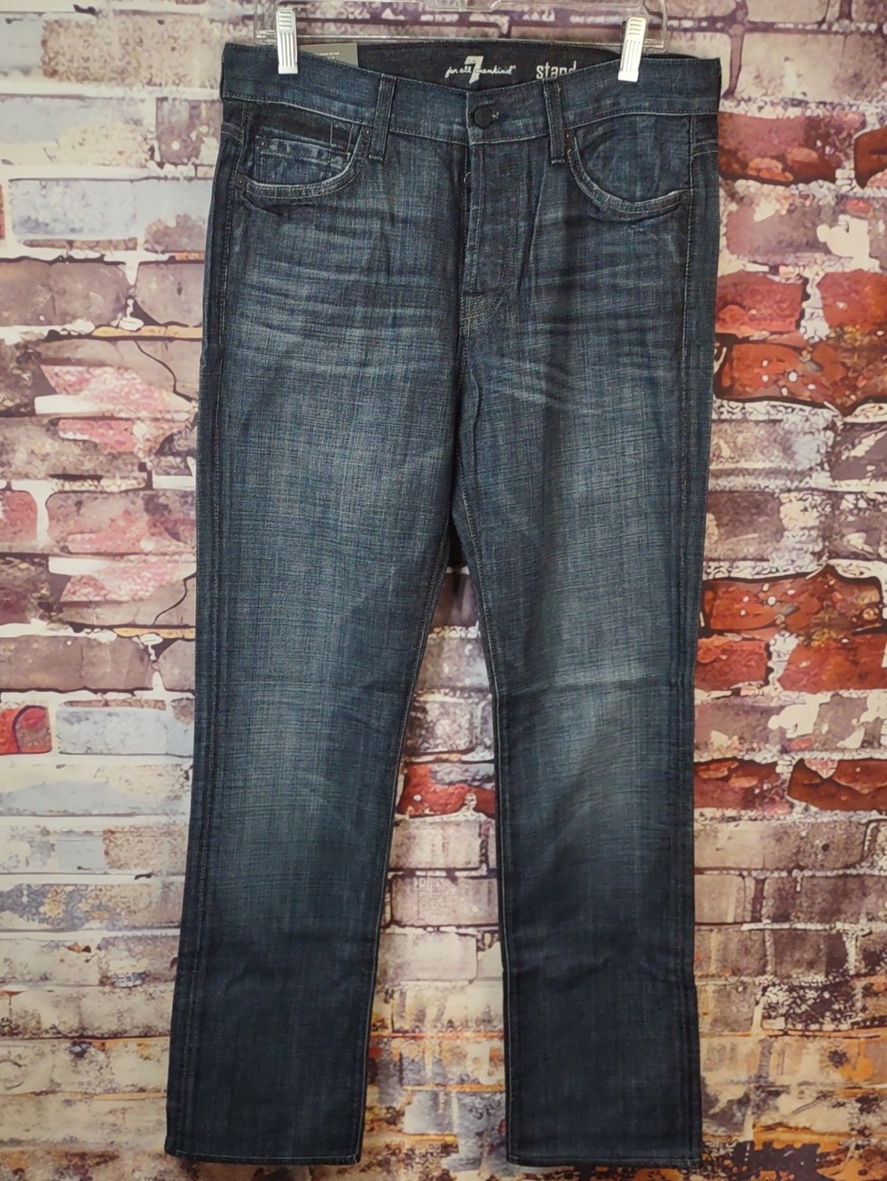 7 For All Mankind Classic Straight Leg Jeans